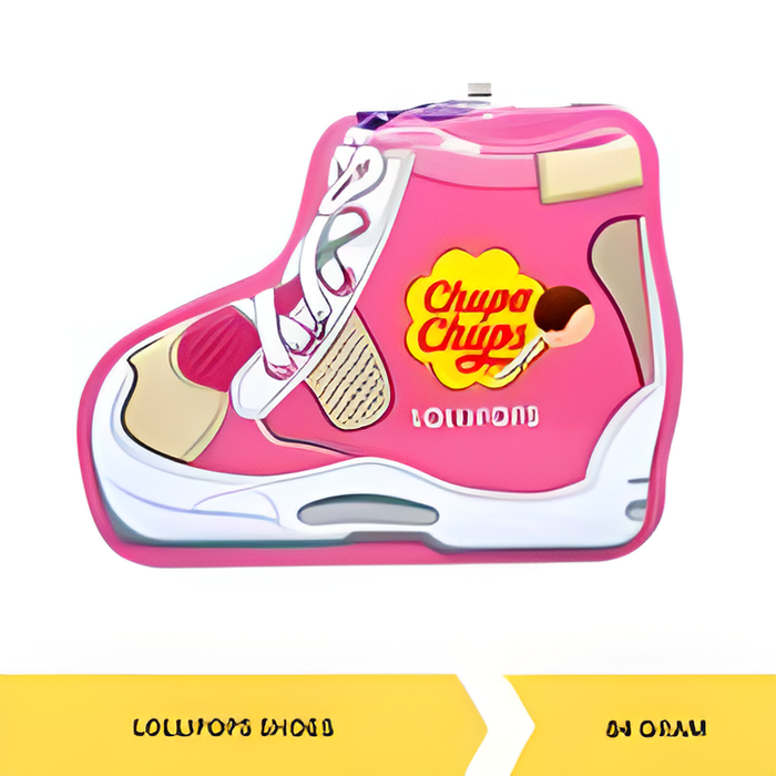 Chupa Chups - Lollypops Assorted Sneakers Shoes Tin 84g